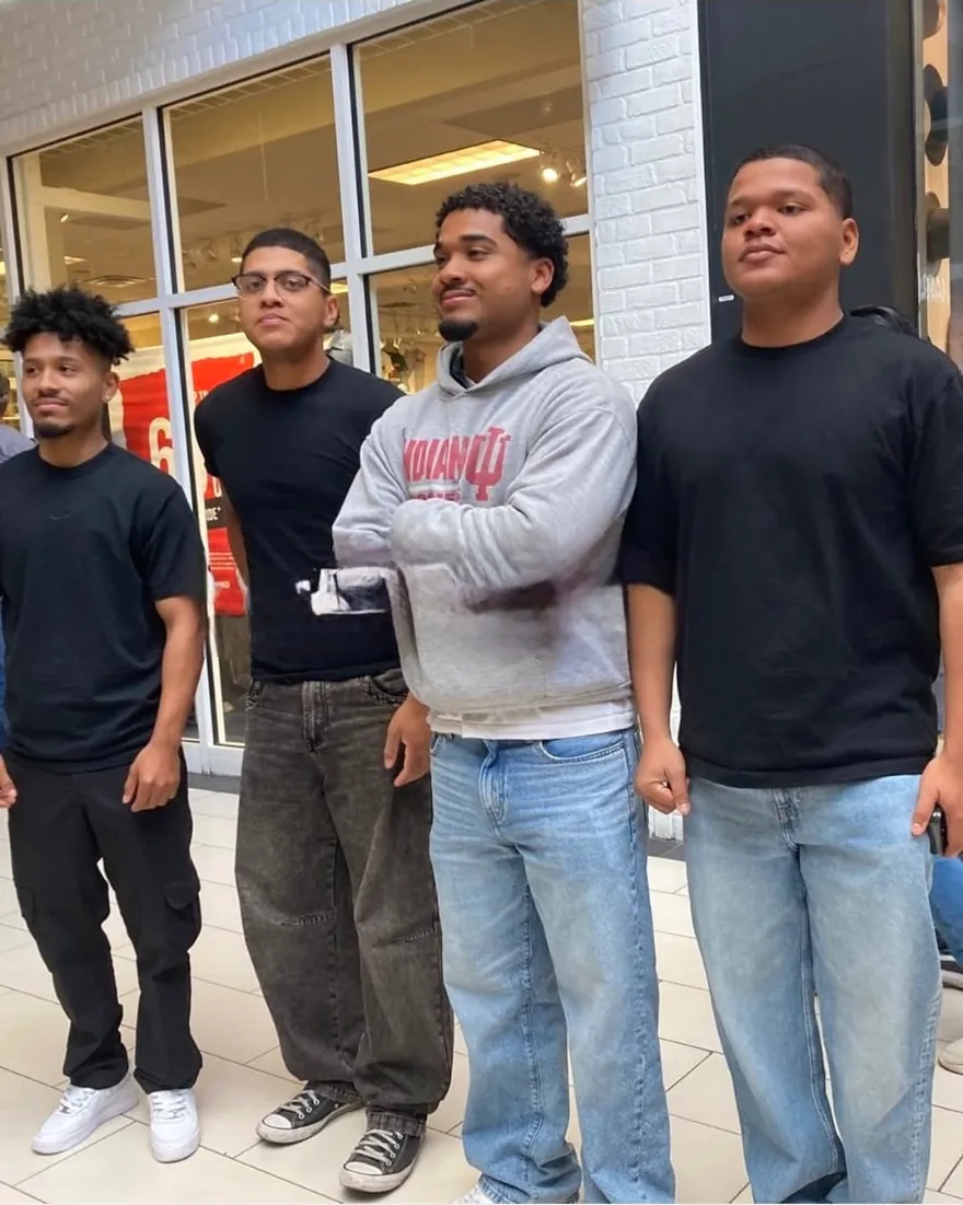 Four brothers standing together, the family whose story inspires The Marshall Heritage
